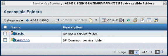 Accessible Folders