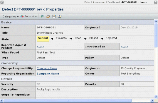 Defect Properties